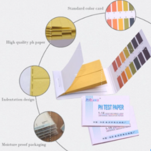 pH Test Paper 1-14pH Test Strip Portable Paper Litmus Tester